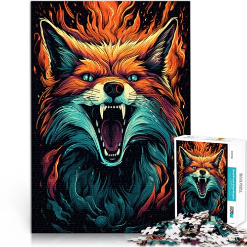 Puzzle für Erwachsene, 1000 Teile, Fuchs-Kunst, Lernspiele für Zuhause, DIY-Spielzeug, Lernspiel für Geburtstag, Weihnachten, 19,7 x 29,5 Zoll, für 14-Jährige Puzzle für Erwachsene, 1000 Teile, Fuchs-Kunst, Lernspiele für Zuhause, DIY-Spielzeug, Lernspiel für Geburtstag, Weihnachten, 19,7 x 29,5 Zoll, für 14-Jährige von SYUNFEI