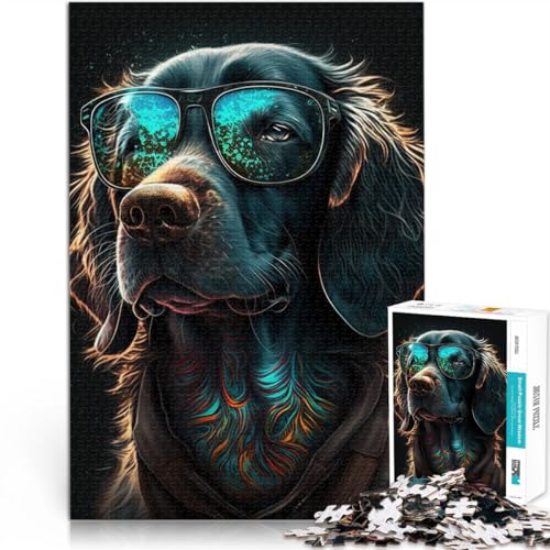 Puzzle für Erwachsene, 2000 Teile, Art Labrador Dogs Toy, Denkspiel, ganze Familie, 27,56 x 39,37 Zoll, für 14-Jährige von SYUNFEI