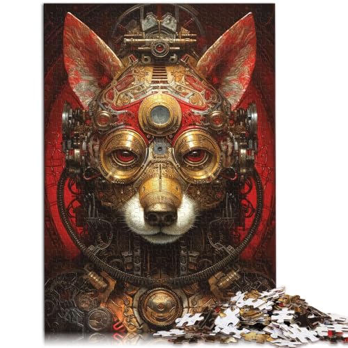 Puzzle für Erwachsene, 1000 Teile, Biomechanischer Hund, das Puzzle, anspruchsvolles Puzzlespiel und Familienspiel, 10,27 x 14,96 Zoll, für 14-Jährige von SYUNFEI