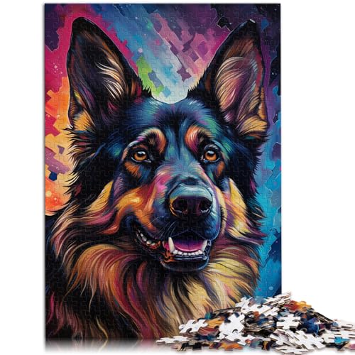 Puzzle für Erwachsene, 1000 Teile, Deutscher Schäferhund, Spielspielzeug, Heimdekoration, 50 x 75 cm, für Teenager ab 14 Jahren Puzzle für Erwachsene, 1000 Teile, Deutscher Schäferhund, Spielspielzeug, Heimdekoration, 50 x 75 cm, für Teenager ab 14 Jahren von SYUNFEI