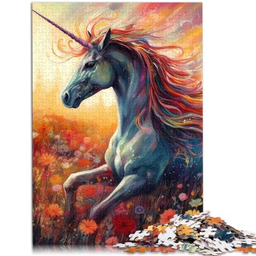 1000-teiliges Puzzle für Erwachsene, Einhorn-Pferd-Fantasiespiel, Spielzeug Tolle Geschenke und Spielzeuge,38x52cm, für Teenager ab 14 Jahren von SYUNFEI