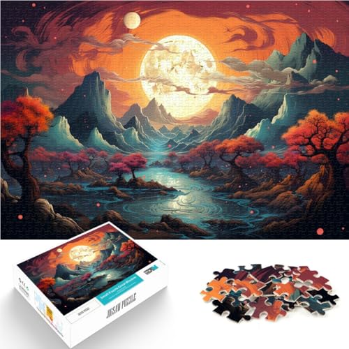 1000-teiliges Puzzle für Erwachsene, Fantasielandschaft, Spielzeug, Lernspiele, Stressabbau, tolle Geschenke und Spielzeuge,38x52cm, für Teenager ab 14 Jahren 1000-teiliges Puzzle für Erwachsene, Fantasielandschaft, Spielzeug, Lernspiele, Stressabbau, tolle Geschenke und Spielzeuge,38x52cm, für Teenager ab 14 Jahren von SYUNFEI