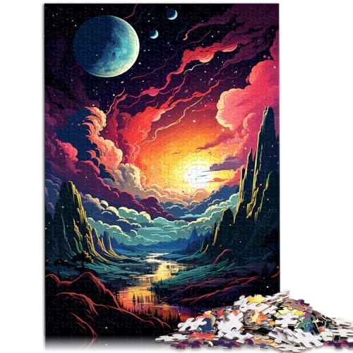 Puzzle für Erwachsene, 1000 Teile, Fantasieweltraum, schwieriges und herausforderndes Lernspiel für Geburtstag, Weihnachten,50x75cm, für 14-Jährige Puzzle für Erwachsene, 1000 Teile, Fantasieweltraum, schwieriges und herausforderndes Lernspiel für Geburtstag, Weihnachten,50x75cm, für 14-Jährige von SYUNFEI