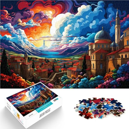 Puzzle für Erwachsene mit 2000 Teilen, Farbkunst, Denkspiel, 27,56 x 39,37 Zoll, Heimkunstdekor für Teenager ab 14 Jahren von SYUNFEI