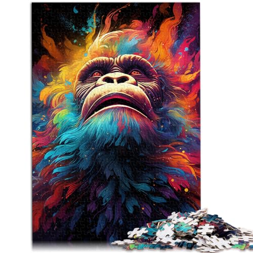 Puzzles für Erwachsene, Galaxie-Orang-Utan, 2000-teiliges Puzzle für Erwachsene und Kinder, 27.56 in x39.37 in, Graukarten-Puzzles für Erwachsene und Kinder ab 14 Jahren, Spielzeug, Denkspiel von SYUNFEI