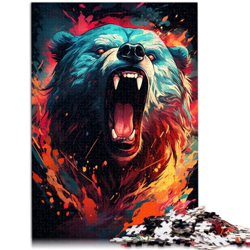 Puzzle für Erwachsene, 1000 Teile, Malen mit Bären, schwieriges und herausforderndes Lernspiel für Geburtstag, Weihnachten, 14,96 Zoll x 20,47 Zoll Puzzle für Erwachsene, 1000 Teile, Malen mit Bären, schwieriges und herausforderndes Lernspiel für Geburtstag, Weihnachten, 14,96 Zoll x 20,47 Zoll von SYUNFEI