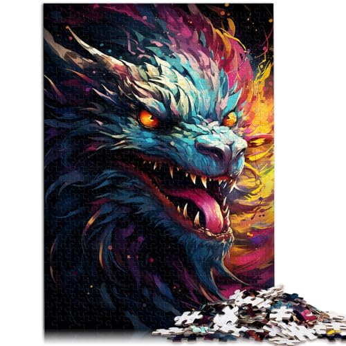 Puzzle 1000 Teile für Erwachsene, Animationsdrache, Stressabbau-Spielzeug, Wanddekoration, einzigartige Geburtstags, 50 x 75 cm Puzzle 1000 Teile für Erwachsene, Animationsdrache, Stressabbau-Spielzeug, Wanddekoration, einzigartige Geburtstags, 50 x 75 cm von SYUNFEI