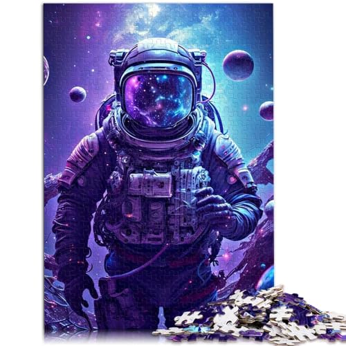 Puzzle 1000 Teile für Erwachsene, Astronaut, Stressabbau-Spielzeug, hilft dem Gehirn, süchtig machendes Spielzeug zu trainieren und Geduld zu fördern,38x52cm Puzzle 1000 Teile für Erwachsene, Astronaut, Stressabbau-Spielzeug, hilft dem Gehirn, süchtig machendes Spielzeug zu trainieren und Geduld zu fördern,38x52cm von SYUNFEI