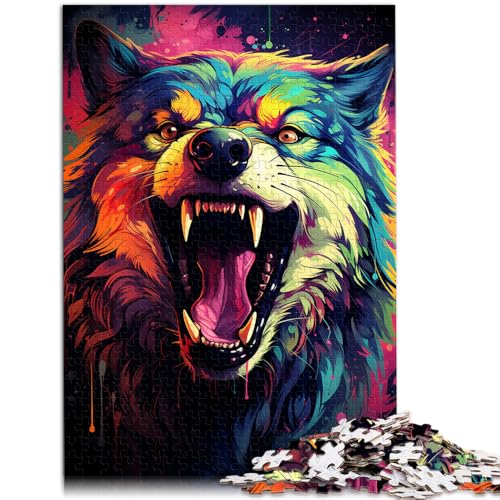 Puzzle 2000 Teile für Erwachsene, Malen, Wolf, lustige Familienspiele, Lernspiel für Geburtstag, Weihnachten, 70 x 100 cm, für 14-Jährige Puzzle 2000 Teile für Erwachsene, Malen, Wolf, lustige Familienspiele, Lernspiel für Geburtstag, Weihnachten, 70 x 100 cm, für 14-Jährige von SYUNFEI