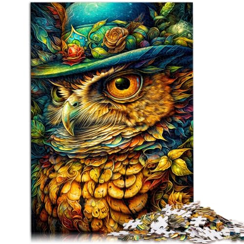 Puzzle 1000 Teile für Erwachsene, Fantasy-Eule, Lernspielzeug, Stressabbau, Urlaub zu Hause, Zeitvertreib, 26x38cm, für 14-Jährige von SYUNFEI