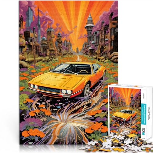 Puzzle 1000 Teile für Erwachsene, Coole Sportwagen, Heimdekoration, Puzzle, Lernspiel für Geburtstag, Weihnachten, 19,7 x 29,5 Zoll, für Teenager ab 14 Jahren Puzzle 1000 Teile für Erwachsene, Coole Sportwagen, Heimdekoration, Puzzle, Lernspiel für Geburtstag, Weihnachten, 19,7 x 29,5 Zoll, für Teenager ab 14 Jahren von SYUNFEI