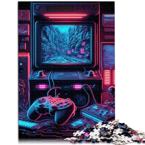 Puzzle mit 1000 Teilen für Erwachsene, Neon-Spiel, Lernspielzeug, anspruchsvoll, Aber lustig und humorvoll, 26x38cm von SYUNFEI