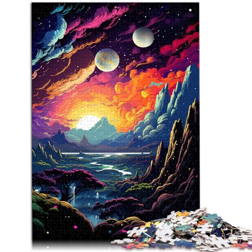 Puzzle mit 1000 Teilen für Erwachsene, Planetenlandschaft, Lernspielzeug, tolles Geschenk für Spiele, 26x38cm, für Teenager ab 14 Jahren Puzzle mit 1000 Teilen für Erwachsene, Planetenlandschaft, Lernspielzeug, tolles Geschenk für Spiele, 26x38cm, für Teenager ab 14 Jahren von SYUNFEI