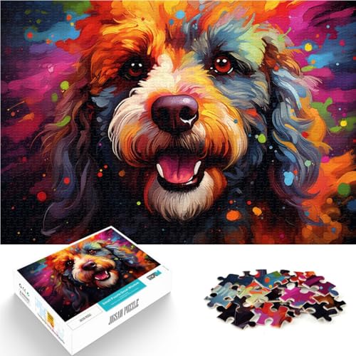 1000-teiliges Puzzle für Erwachsene, Pudel, zum Entspannen, geistiges Lernspielzeug, 26x38cm, für Teenager ab 14 Jahren 1000-teiliges Puzzle für Erwachsene, Pudel, zum Entspannen, geistiges Lernspielzeug, 26x38cm, für Teenager ab 14 Jahren von SYUNFEI