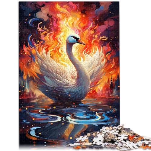 Puzzle 1000 Teile für Erwachsene, Schwan, Stressabbau-Spielzeug, hilft dem Gehirn, süchtig machendes Spielzeug zu trainieren, um Geduld zu fördern, 19,7 Zoll x 29,5 Zoll Puzzle 1000 Teile für Erwachsene, Schwan, Stressabbau-Spielzeug, hilft dem Gehirn, süchtig machendes Spielzeug zu trainieren, um Geduld zu fördern, 19,7 Zoll x 29,5 Zoll von SYUNFEI