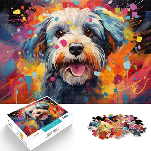 Puzzle für Erwachsene, 1000 Teile, Terrier, anspruchsvolles Spiel, Puzzle, 49,7 x 74,1 cm, lustige Puzzles für Teenager ab 14 Jahren von SYUNFEI