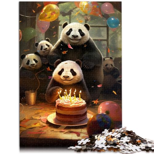 Puzzle 1000 Teile für Erwachsene, Tierparty, Lernspielzeug, Stressabbau, Urlaub zu Hause, Zeitvertreib, 26x38cm, für 14-Jährige von SYUNFEI