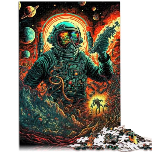 Puzzle 1000 Teile für Erwachsene, Astronauten-Weltraum, entspannendes, intellektuelles Lernspielzeug, tolle Geschenke für Weihnachten, 14,96 x 20,47 Zoll Puzzle 1000 Teile für Erwachsene, Astronauten-Weltraum, entspannendes, intellektuelles Lernspielzeug, tolle Geschenke für Weihnachten, 14,96 x 20,47 Zoll von SYUNFEI