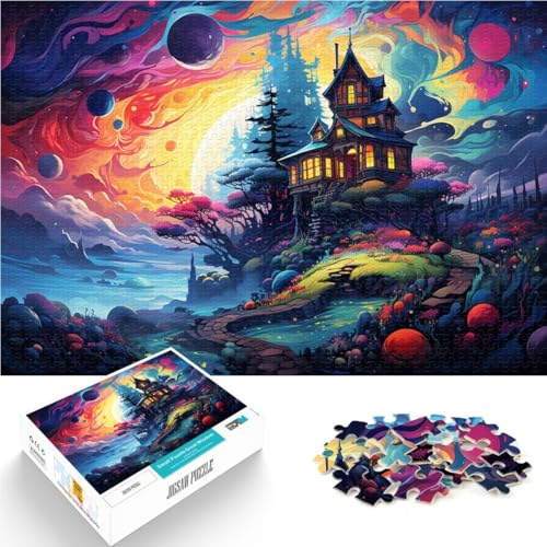 Puzzle für Erwachsene, 1000 Teile, Haus, Heimdekoration, Puzzle-Spielzeug, Herausforderung für die Gehirnintelligenz, süchtig machendes Spielzeug, 50 x 75 cm, Puzzle für Erwachsene, 1000 Teile, Haus, Heimdekoration, Puzzle-Spielzeug, Herausforderung für die Gehirnintelligenz, süchtig machendes Spielzeug, 50 x 75 cm, von SYUNFEI
