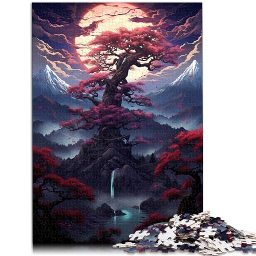 Puzzle für Erwachsene, 2000 Teile, japanische Bäume und Berge, das Puzzle zum Stressabbau, schwierige Herausforderung, 70 x 100 cm, für 14-Jährige von SYUNFEI