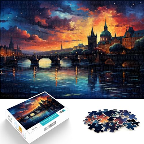 Puzzle für Erwachsene, 2000 Teile, Karlsbrücke, Familienspaß, ganze Familie, 70 x 100 cm, für 14-Jährige Puzzle für Erwachsene, 2000 Teile, Karlsbrücke, Familienspaß, ganze Familie, 70 x 100 cm, für 14-Jährige von SYUNFEI