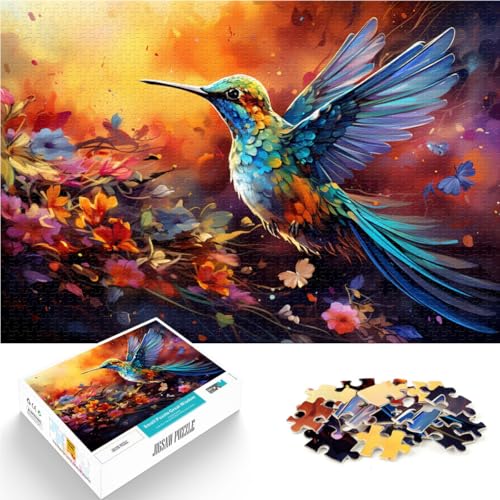 1000-teiliges Puzzle für Erwachsene mit Kolibris, Spielzeug, Denkspiel für die ganze Familie, 38x52cm 1000-teiliges Puzzle für Erwachsene mit Kolibris, Spielzeug, Denkspiel für die ganze Familie, 38x52cm von SYUNFEI