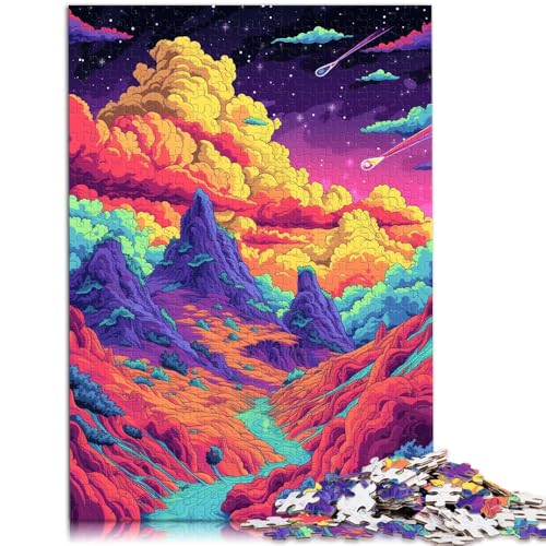 Puzzle für Erwachsene mit 1000 Teilen, Landschaftskunst, Denkspiel für die ganze Familie, 38x52cm Puzzle für Erwachsene mit 1000 Teilen, Landschaftskunst, Denkspiel für die ganze Familie, 38x52cm von SYUNFEI