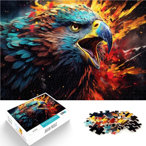 Puzzle für Erwachsene, 2000 Teile, bunter Papagei, das Puzzle zum Stressabbau, zum Zeitvertreib zu Hause, 70 x 100 cm, für Teenager ab 14 Jahren von SYUNFEI