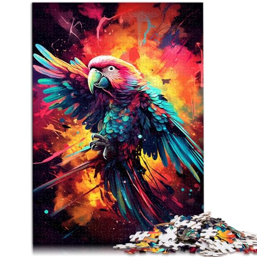 Puzzle für Erwachsene, 2000 Teile, Papagei, Heimdekoration, Puzzlespielzeug, anspruchsvolles Puzzlespiel und Familienspiel, 27,56 x 39,37 Zoll, für 14-Jährige von SYUNFEI