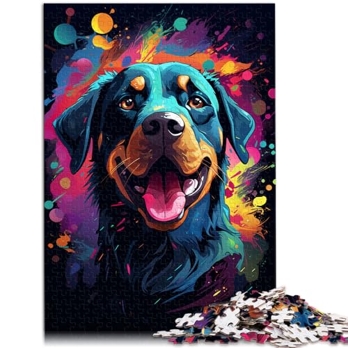 Puzzle für Erwachsene mit 1000 Teilen, Rottweiler, Denkspiel, anspruchsvoll, Aber unterhaltsam und humorvoll,38x52cm, für Teenager ab 14 Jahren Puzzle für Erwachsene mit 1000 Teilen, Rottweiler, Denkspiel, anspruchsvoll, Aber unterhaltsam und humorvoll,38x52cm, für Teenager ab 14 Jahren von SYUNFEI