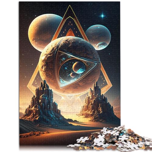 Puzzle für Erwachsene mit 1000 Teilen „Sanctuary Alien Landscape“, Denkspiel, ganze Familie,38x52cm von SYUNFEI