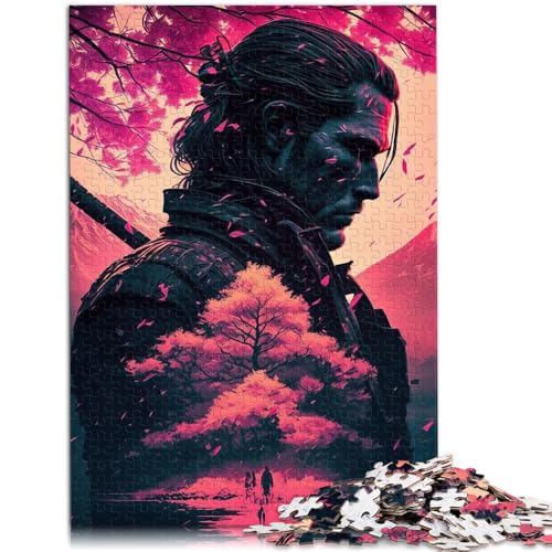 Puzzle für Erwachsene, 1000 Teile, Sakura-Krieger-Puzzle – anspruchsvolles Spiel, Weihnachtspuzzle, Geschenke, 14,96 x 20,47 Zoll von SYUNFEI