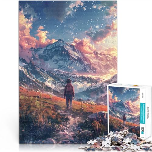 1000-teiliges Puzzle für Erwachsene, wunderschöne Bergblumen, anspruchsvolles Spiel, Lernspiel für Geburtstag, Weihnachten, 19,7 x 29,5 Zoll 1000-teiliges Puzzle für Erwachsene, wunderschöne Bergblumen, anspruchsvolles Spiel, Lernspiel für Geburtstag, Weihnachten, 19,7 x 29,5 Zoll von SYUNFEI