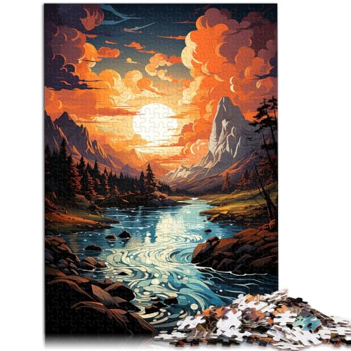 Puzzle für Erwachsene, 2000 Teile, Sognefjord-See, anspruchsvolles Spiel, tolles, 70 x 100 cm, für Teenager ab 14 Jahren von SYUNFEI
