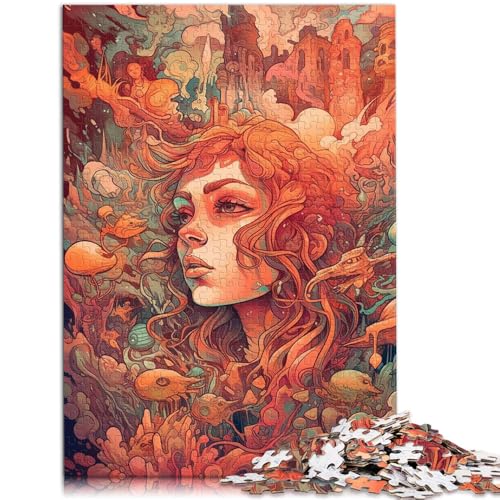 Puzzle mit 1000 Teilen für Erwachsene, psychedelische Stimmung, entspannendes intellektuelles Lernspielzeug, lustiges Geschenk,38x52cm, von SYUNFEI
