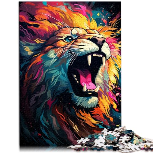 2000-teiliges Puzzle für Erwachsene, „Der König der Tiere“, Spielzeug, Denkspiel, Weihnachtswunschliste mit Weihnachtsmann, 70 x 100 cm, für 14-Jährige 2000-teiliges Puzzle für Erwachsene, „Der König der Tiere“, Spielzeug, Denkspiel, Weihnachtswunschliste mit Weihnachtsmann, 70 x 100 cm, für 14-Jährige von SYUNFEI