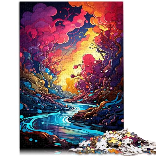 Puzzles für Erwachsene, 1000 Teile, Kunstspielzeug, Denkspiel, Familienspiel, Stressabbau, schwieriges Herausforderungspuzzle, 14,96 Zoll x 20,47 Zoll von SYUNFEI