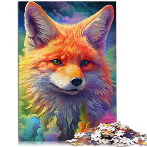 Puzzle für Erwachsene, 1000 Teile, buntes Fuchs-Spielzeug, Denkspiel, Herausforderung für die Gehirnintelligenz, süchtig machendes Spielzeug,38x52cm, für 14-Jährige Puzzle für Erwachsene, 1000 Teile, buntes Fuchs-Spielzeug, Denkspiel, Herausforderung für die Gehirnintelligenz, süchtig machendes Spielzeug,38x52cm, für 14-Jährige von SYUNFEI