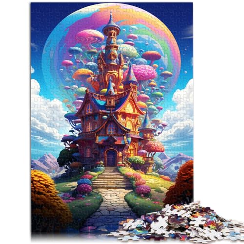 Puzzle für Erwachsene, 1000 Teile, Süßigkeitenschloss, Familienspaß-Puzzle, Herausforderung für die Gehirnintelligenz, süchtig machendes Spielzeug, 50 x 75 cm, Puzzle für Erwachsene, 1000 Teile, Süßigkeitenschloss, Familienspaß-Puzzle, Herausforderung für die Gehirnintelligenz, süchtig machendes Spielzeug, 50 x 75 cm, von SYUNFEI