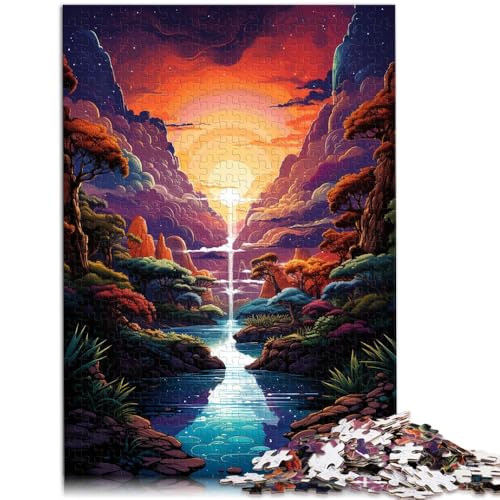 Puzzle für Erwachsene, 2000 Teile, Traumlandschaft, Spielzeug, Denkspiel mit passendem Poster und Quizblatt, 70 x 100 cm, für 14-Jährige von SYUNFEI
