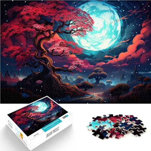 Puzzle für Erwachsene, 2000 Teile, japanische Kirschblüte, Spielzeug, Denkspiel, tolles Geschenk für Spiele, 27,56 x 39,37 Zoll, für Teenager ab 14 Jahren von SYUNFEI
