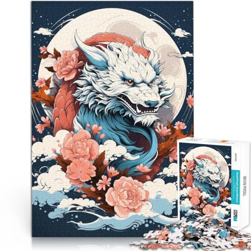 Puzzles für Erwachsene, Tierpuzzle, bunter Drache, 1000-teiliges Puzzle, Lernspiele, 14,96 Zoll x 20,47 Zoll, Papppuzzles, Lernspiel für Erwachsene und Kinder Puzzles für Erwachsene, Tierpuzzle, bunter Drache, 1000-teiliges Puzzle, Lernspiele, 14,96 Zoll x 20,47 Zoll, Papppuzzles, Lernspiel für Erwachsene und Kinder von SYUNFEI