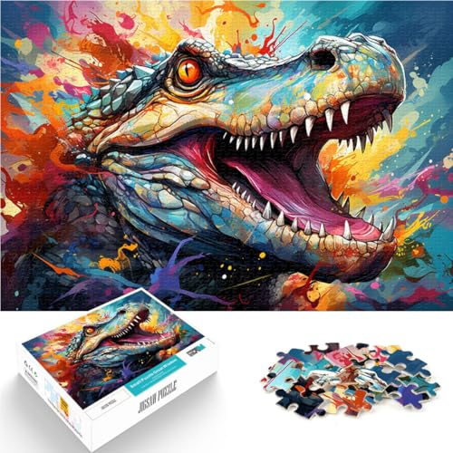 Puzzle für Erwachsene, 2000 Teile, antike Krokodilmonster, anspruchsvolles Spiel, tolles Geschenk, 70 x 100 cm, für Teenager ab 14 Jahren von SYUNFEI
