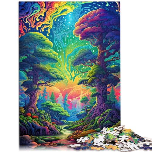 Puzzle für Erwachsene, 1000 Teile, buntes Baumspielzeug, Denkspiel, ganze Familie, 50 x 75 cm, für Teenager ab 14 Jahren Puzzle für Erwachsene, 1000 Teile, buntes Baumspielzeug, Denkspiel, ganze Familie, 50 x 75 cm, für Teenager ab 14 Jahren von SYUNFEI
