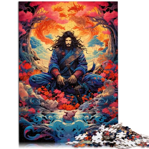 Puzzle für Erwachsene, 1000 Teile, farbenfrohes Japanisches Ninja-Spielzeug, pädagogisches Spielzeug zum Stressabbau, Puzzle, Kunstwerk, Geschenk, 10,27 x 14,96 Zoll von SYUNFEI