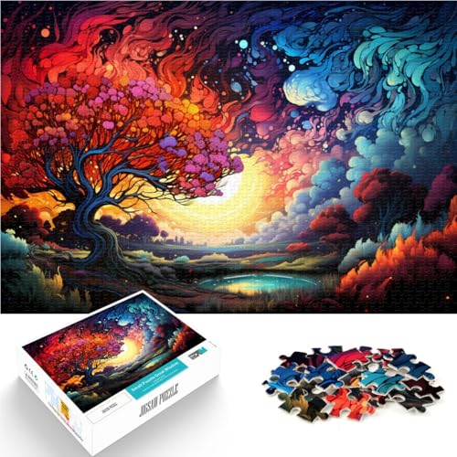 Puzzles für Erwachsene, kunstvolle Gemälde, 1000-teiliges Puzzle für Erwachsene, 38x52 cm, Kartonpuzzle, Lernspiele für Erwachsene und Kinder von SYUNFEI