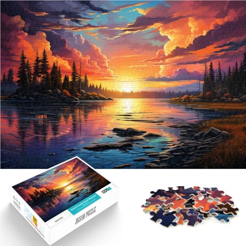 Puzzle für Erwachsene, 2000 Teile, wunderschöne Landschaft, anspruchsvolles Spiel, Wichtelgeschenke, 70 x 100 cm, für Teenager ab 14 Jahren von SYUNFEI