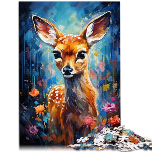 Puzzle für Erwachsene, 2000 Teile, süßes kleines REH, das Puzzle ist anspruchsvoll, Aber lustig und humorvoll, 27,56 x 39,37 Zoll, für Teenager ab 14 Jahren Puzzle für Erwachsene, 2000 Teile, süßes kleines REH, das Puzzle ist anspruchsvoll, Aber lustig und humorvoll, 27,56 x 39,37 Zoll, für Teenager ab 14 Jahren von SYUNFEI