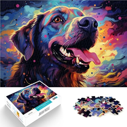 Puzzle für Erwachsene, 1000 Teile, Labrador CAC AFS, Kunstspielzeug, Denkspiel, geeignet als Schreibtischdekoration,38x52cm, für 14-Jährige von SYUNFEI