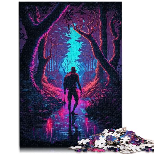 Puzzle für Erwachsene, 1000 Teile, Lost Neon Woods, Heimdekoration, Puzzle, Spielzeug, Geburtstagsgeschenk, Geschenke, Wandkunst, 50 x 75 cm, für Teenager ab 14 Jahren von SYUNFEI